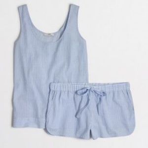 Jcrew factory seersucker pajama set